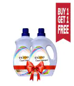 LYZOO Liquid Detergent 2 Liter | Laundry Liquid For Fabric Care | Liquid Detergent For Top Load And Front Load Washing Machine 1 lt ( Buy 1 Get 1 Free)