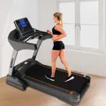 Durafit Champion | 5 HP Peak AC Motorized Treadmill | Auto Incline | Home Cardio| Max Speed 20 Km/Hr | Max User Weight 150 Kg | Free installation assistance | Spring suspension Technology