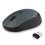 elevn ergo11e 2.4GHz Premium Wireless Optical Mouse for Laptop, Desktop, PC, MacBook, 1600 CPI Optical Tracking, Wireless Optical Mouse - Black