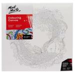 Mont Marte Colouring Canvas 30x30 Cm Nature