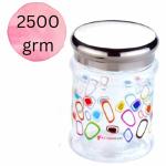 pelton Plastic Grocery Container Unbreakable Duro pet jar 2500 GRM Spice Storage (PACK OF 1)