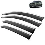 Kingsway Car Wind Deflectors Rain Guard Window Visor for Tata Nexon 2020, 2021, 2022, 2023, 2024, 2025 Model, Car Door Visor with SS Lining Online India, Car Sun Shades