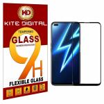 Kite Digital Oppo REALME 6 PRO Black 5D/6D/11D/21D Premium Tempered Glass Screen Protector Slim 9H Hard 2.5D (Pack of 3)