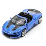 KTRS ENTERPRISE 1:32 Ferrari J50 Diecast Metal Pullback Openable Doors Toy Cars with Flashing Light and Musical Sound for Gifts Toys for Kids Boys and Girls Children (Colour AS PER Stock)