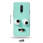 Tweakymod Printed Funny FAce Emoji Back Cover For OnePlus 7 Pro