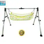 Aamivi CR106 NRI Baby Cradle, Ghodiyu, Palna, Jhula/Jhoola for Infants, Baby Bedding .