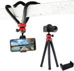 TULUA Flexible Tripod for Mobile Phone , DSLR & Action Cameras Tripod (Supports Up to 500 g)