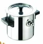 Premier Aluminium Milk Double Boiler 1.5 Litre with whistle indication