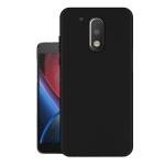 Shagya Motorola Moto G4 Plus Black Silicon Back Cover Case
