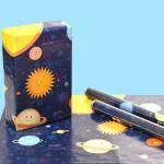 eVincE Solar System Gift Wrapping Papers | Pack of 10 Sheets ( 70 x 50 cms Large Wraps )