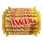 Twix Crunchy Cookie Rich Milk Chocolate Bar with Goodness Of Wafer, 50g (Pack of 6)