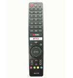 NIJ Remote Control for Sharp LED, LCD TV Function Netflix YouTube (Black)