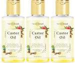 Herbal Hair Oil, Castor Oil 100% Pure & Natural (With Antibacterial Properties) Hair Oil (300 ML) Pack of 3