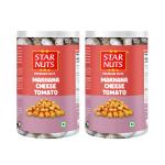STAR NUTS ROASTED MAKHANA CHEESE TOMATO (2 x 60 GM)