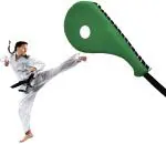 UROCK Kick Pad Single, Striking Pads for Kickboxing Training, Karate Kicking Target, Tea Kwan Do Practice Pad, Fan Pad, Single Clapper