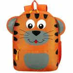 Giraffe Orange Cat Polyester School Bag 15 L