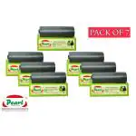 PEARL LUXURY Garbage Bags Extra Large 105 Pcs | 15 Pcs x Pack of 7 Rolls | 30 x 37 Inch | Dustbin Bags/Trash Bags/Dustbin Covers for Wet and Dry Waste