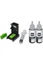 Printify Black Refill ink Bottle HP 803 Ink Cartridge 200ml with Suction Tool for HP Printer (Pack of 3)