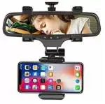 tech gear Car Rear View Mirror Mobile Phone Holder