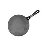 MACclite IRONIUM Cast Iron Pre-Seasoned Roti Tawa With Long Handle 25CM Dia.