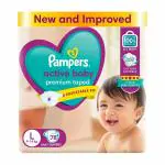 Pampers Active Baby Diaper| Taped Diaper| Large (L) - 78 diapers| SUP-Jumbo Pack