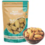 Nutri Organics Chuara|Kharik Dry Dates (Yellow) 1 kg