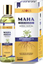 Alloes Mahabhringraj Oil For All Hair Types| Dandruff relief ,Nourishes Hair Roots | 200 ML