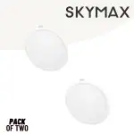 SKYMAX Standard Round Ceiling Conceal slim recessed panel Led Light Natural White 15W Combo,Pack 2