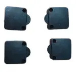 OTS LIGHTS Black Push Button Wardrobe ON/Off Cabinet Door Light Control Switch (Pack of 4)
