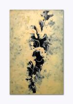 Tamatina Multicolor Jackson Pollock Art The Deep Modern Abstract Dripped Canvas Painting-24X16 Inch