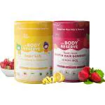 The Body Reserve Super kids multivitamin gummien With Biotin hair gummien Combo For Men Women Strawberry Flavourd Natural Sleep Aid for Muscle Recovery With Kids Growth Gummies, (30 Each, Pack of 2)
