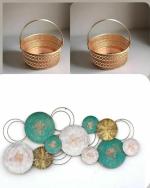 AMAZING ANTIQUE Metal Wall Decor Wall Hanging Multi Color Combo Pack