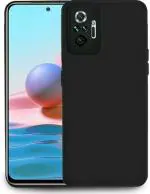 XOVO Back Cover for Redmi note 10 PRO Max (Black, Dual Protection, Silicon, Pack of 1)