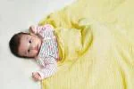 Naatee kid 100% Organic Cotton 4-Layer Swaddle Wrap for Infants and Newborn Babies (Yellow)