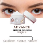 FLEXFIVE Eye Cream 20Gm for Dark Circles Removal Women/Men Gel based, Organic, Natural, Rich, Anti-Puffy, Wrinkle Care & Glow Enhancer with Saffron, Almond, Turmeric, Aloe