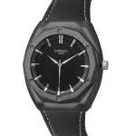 Evotech Luxury Quartz Analog Watch for Men & Gents Cool, Classy, Trendy, Funky, Stylish Unisex Watches. Round Luminous dial Casual Wear All Occasions/Leather Strap (Black)