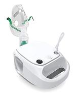 Mowell Handy Piston Compressor Nebulizer Machine for Adult & Child with Complete Mask Kit | Flow Adjuster Included