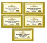 Parwati Gramudyog Herbal Products Multani Mitti Handmade Herbal soap With Essential oils Pack of 5