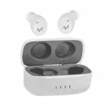 TEMPT Shock True Wireless Earbuds with OxyAcoustics Technology I TWS Earphone with Passive Noise Cancellation, 30H Playtime, Google Assistance, IPX5 Water Resistant, BT V5.3 Earbuds with Mic (White)