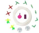 Kapoor Pets Aquarium Accessories - 10 ft Air Pipe, 2 Air Stone, 8 Connector, 2 Sucker, 1 Air Pressure Key, 2 Aquarium Tool