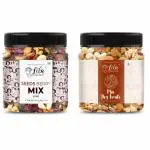 LILA DRY FRUITS Dry Fruit & SeedBerry Mix Combo 500g each(1kg total)Jar Pack|Healthy Combo|Cashew,Almond,Figs,Walnut 8pc,Black & Golden Raisin,Pumpkin,Sunflower,Flax,Watermelon,Cranberry,Blueberry