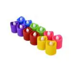 Epriko- Flameless Color Changing Tea Lights Battery Operated LED Candles (Multicolor)