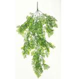 Dekorly Artificial Vines Fake Greenery Garland Willow Leaves Faux Hanging Plants Fake Trailing Weeping Ivy Drooping Plant for Wedding Party Home Garden Market Wall Decoration (Green-Vines-2A, 2)