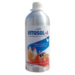 REFIT ANIMAL CARE Veterinary Vitamin A Liquid Supplement for Poultry, Cattle, Cow and Livestock Animals. Vitasol-A