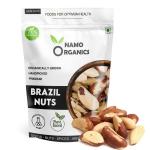 Namo Organics l Jumbo Brazil Nuts l 500 GM l Selenium Rich | Raw | Unsalted | Organic | Vegan | brazilian Nuts
