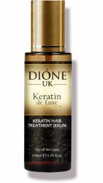 Dione UK Professional Hair Treatment Keratin Serum For All Hair Types 100 ml