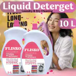 FLISKO Surf Excel Detergent Liquid 10 Liter Pink Eco-Friendly, Herbal, Non-Toxic | Removes Stains & Odour, Protects Colour