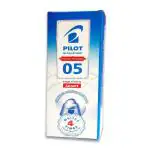 Pilot Hi-Tecpoint 05 Extra Fine Point Liquid Ink Pen | Tip Size - 0.5 MM | Unique Dimple Tip Technology | Ink Colour - Blue | Pack of 4