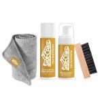 Herbal Home Shoe Care Natural Solution Foam Cleaner 100 ml And Polish and Renovator Spray 100 ml, Brush, Microfiber Cloth ,Shoe Cleaner Kit For Sneaker,Sports Shoe Cleaner Foam Spray