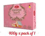 Haldirams Coconut White and Pink Burfi 400g